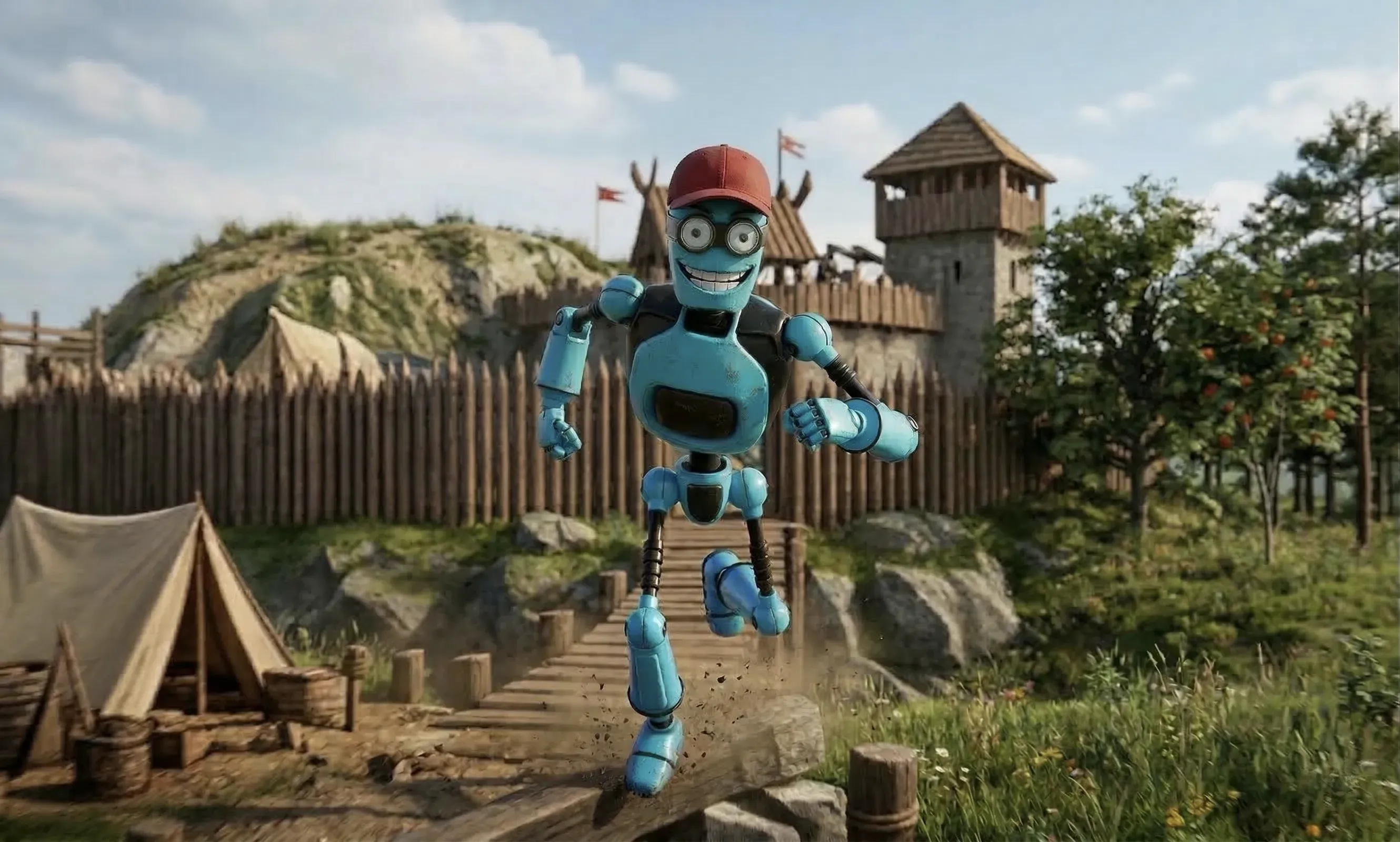 Alehundred - York, England 1062 - Medieval fortress diorama with Norman conquest