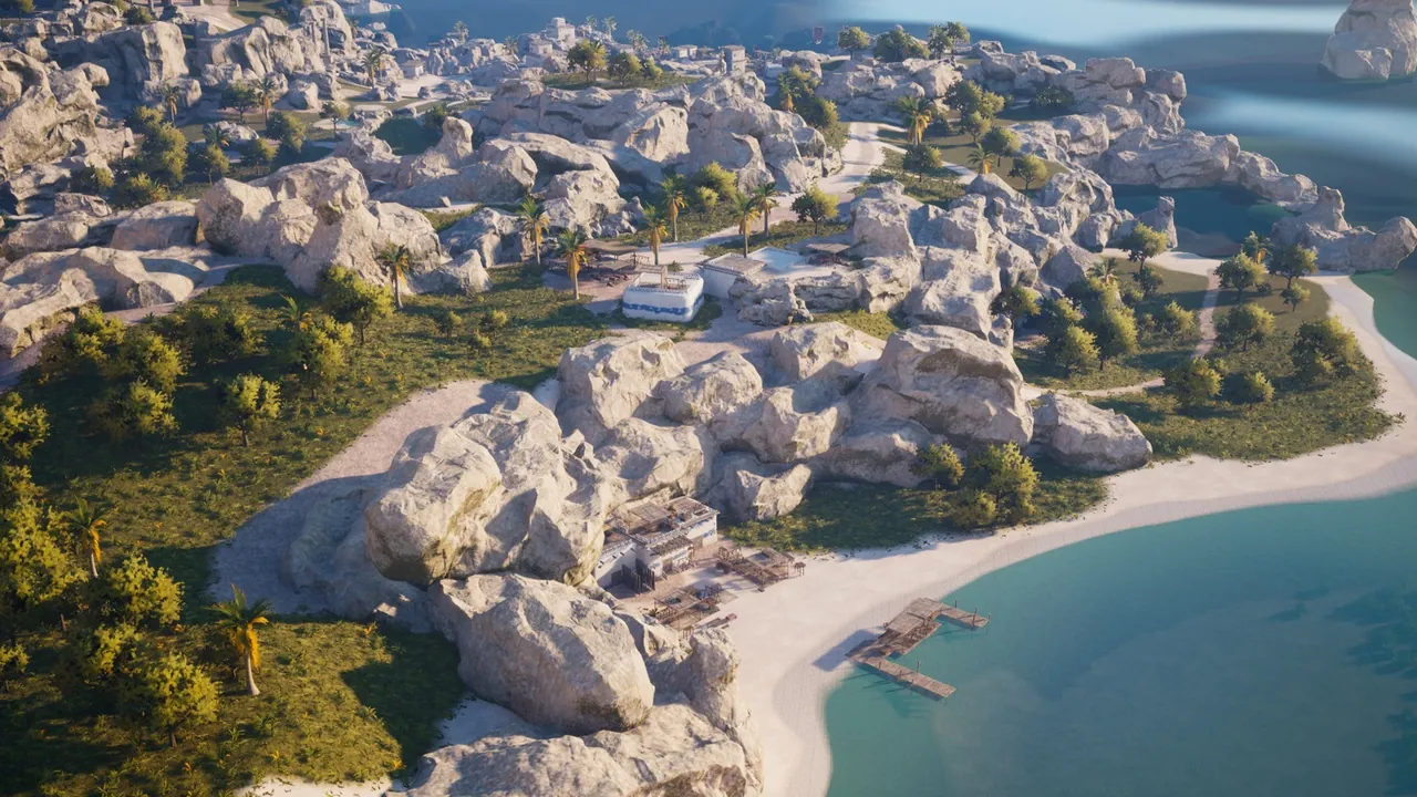 Alehundred - Alexandria, Egypt 300 BC - Great library and harbor diorama with ancient scholars